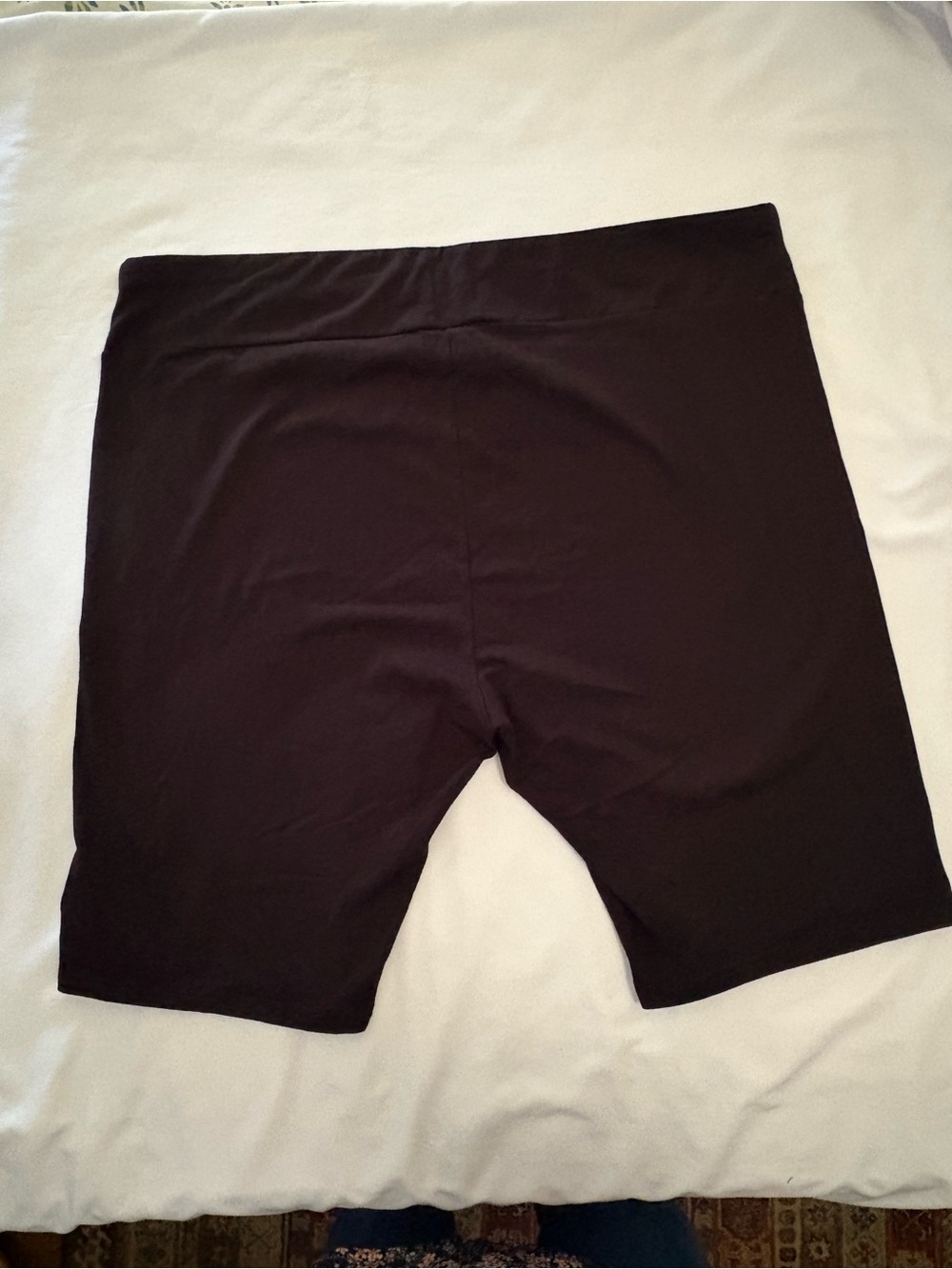 Terra & Sky Black High-Waist Bike Shorts - Picture 3 of 4